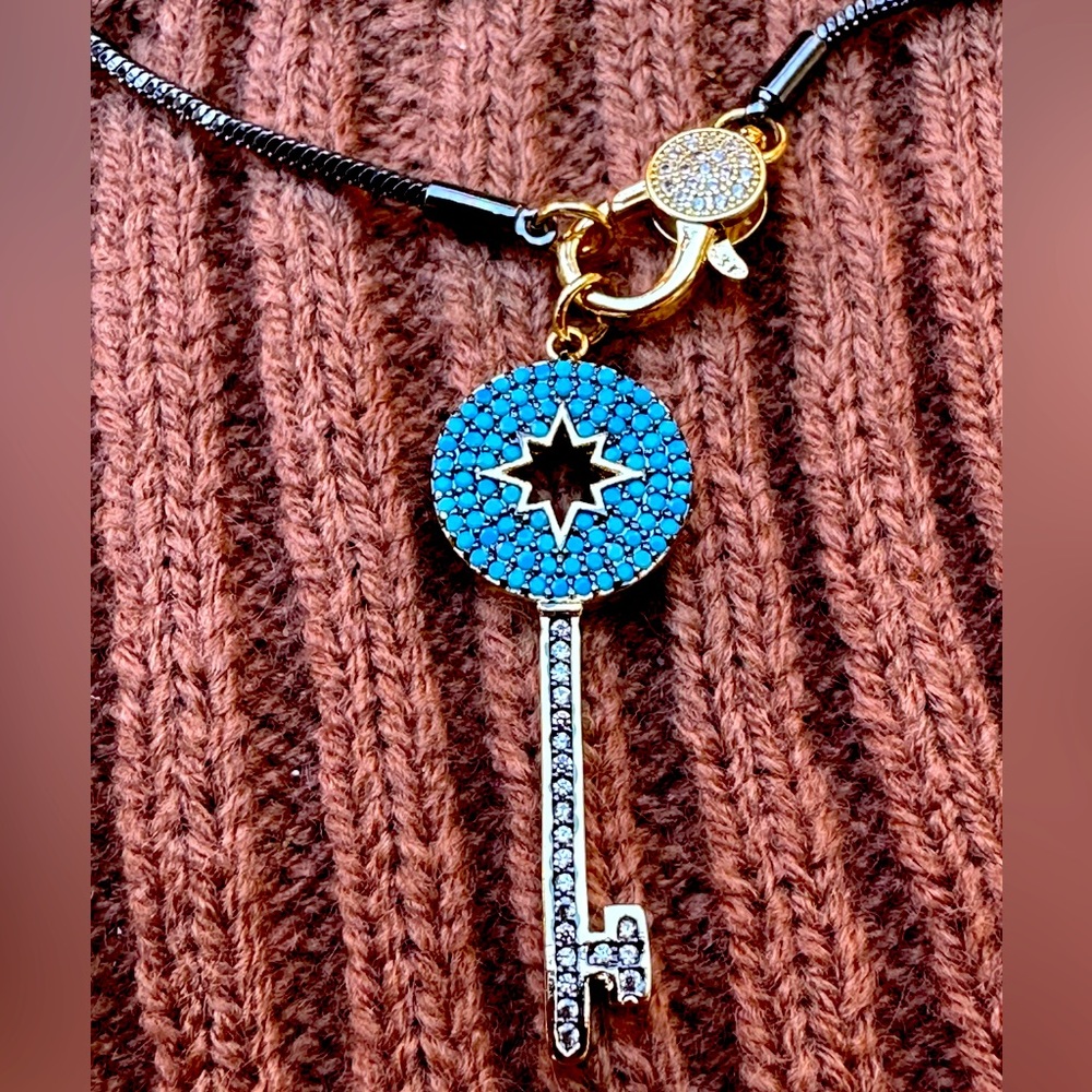 Alexa Rae Key to the World Necklace